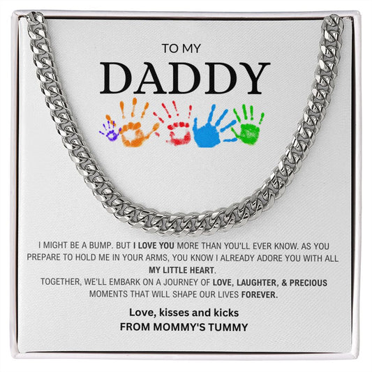 To My Daddy | Cuban Link Chain Necklace