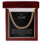 TO MY DAD| CUBAN LINK CHAIN NECKLACE