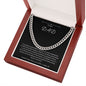 TO MY DAD| CUBAN LINK CHAIN NECKLACE