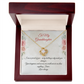 My Granddaughter, My Heart - Love Knot Necklace