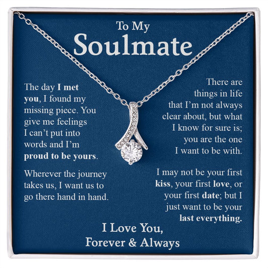To My Soulmate | I Love You Always & Forever - Alluring Beauty necklace